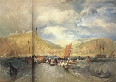 Joseph Mallord William Turner Hastings:Deep-sea fishing (mk31) Sweden oil painting art